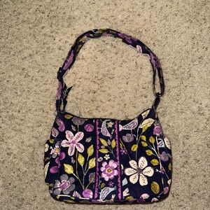 Vera Bradley Purple Nightingale On the Go Crossbody